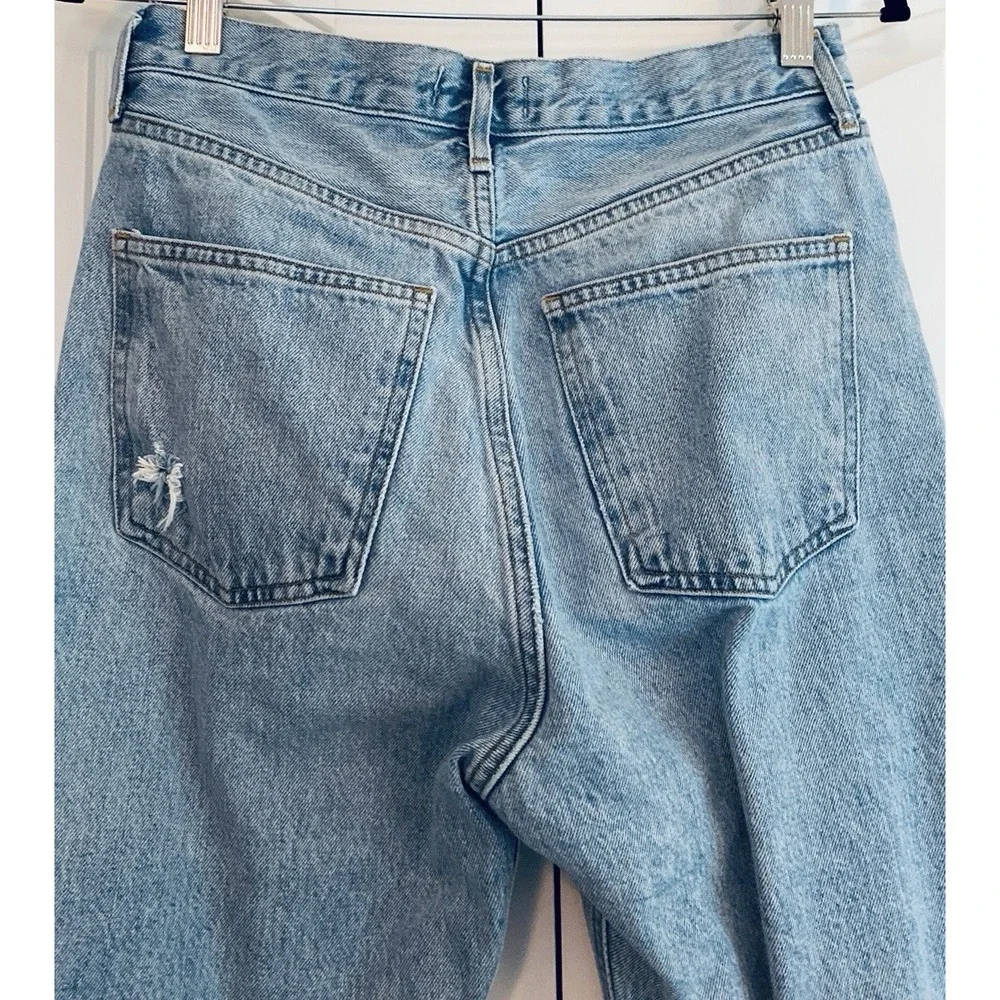 Agolde 90s Jeans Women's Sz 27 High Rise Straight Leg Denim Organic Cotton Pants - Picture 5 of 12